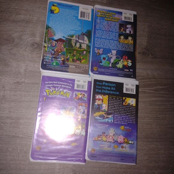 Pokemon &Toy Story VHS Bundle - Picture 3 of 3